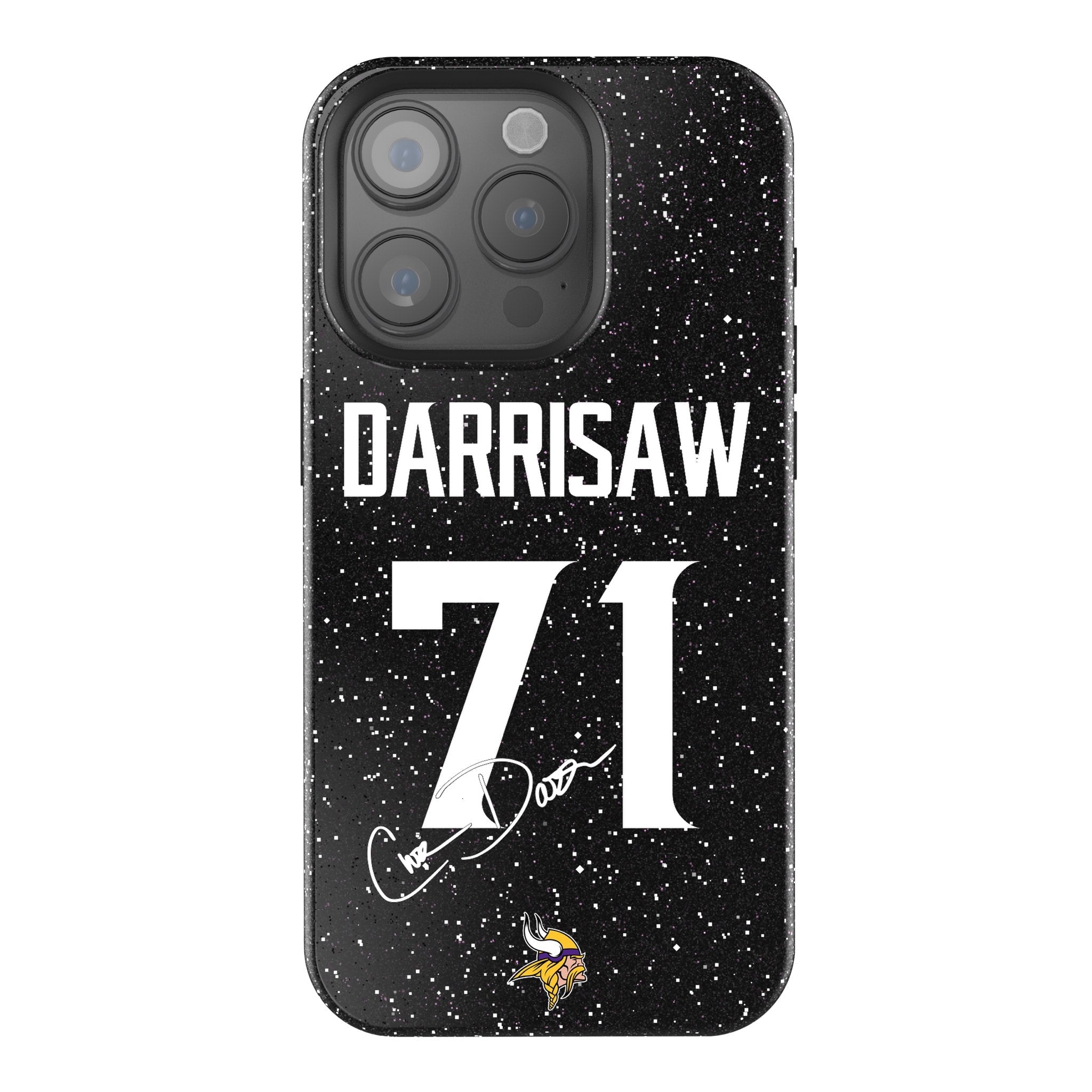 Christian Darrisaw Minnesota Vikings 71 Ready Bling Phone Case - Sports Gifts, Sports Memorabilia, Sports Collectibles, Fan Shop