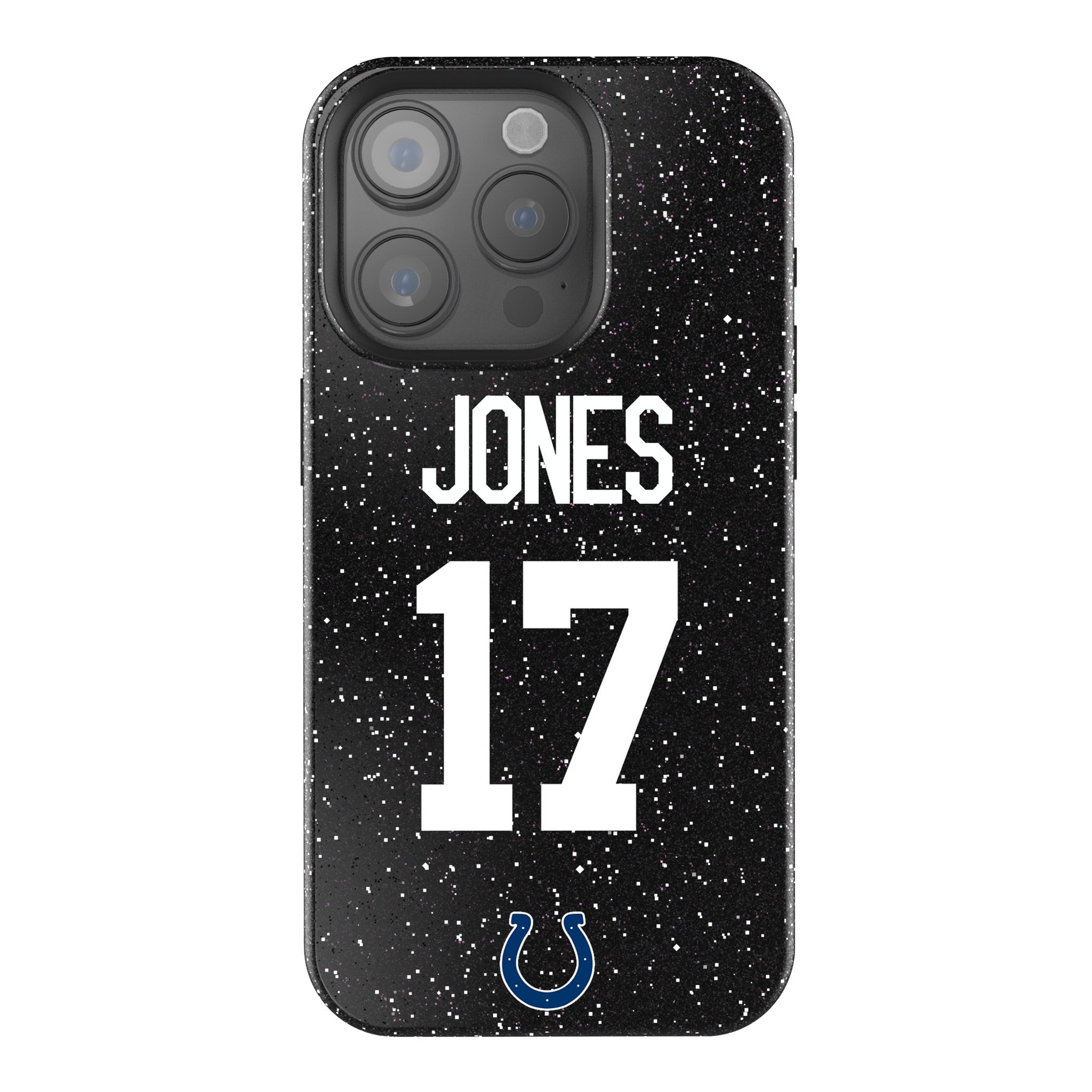 Daniel Jones Indianapolis Colts 17 Game Tactic Bling Phone Case for Apple iPhone - Sports Gifts, Sports Memorabilia, Sports Collectibles, Fan Shop