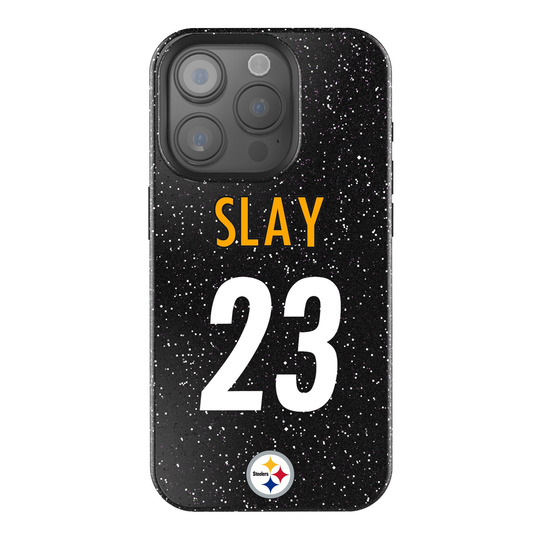 Darius Slay Pittsburgh Steelers 23 Game Tactic Bling Phone Case for Apple iPhone - Sports Gifts, Sports Memorabilia, Sports Collectibles, Fan Shop