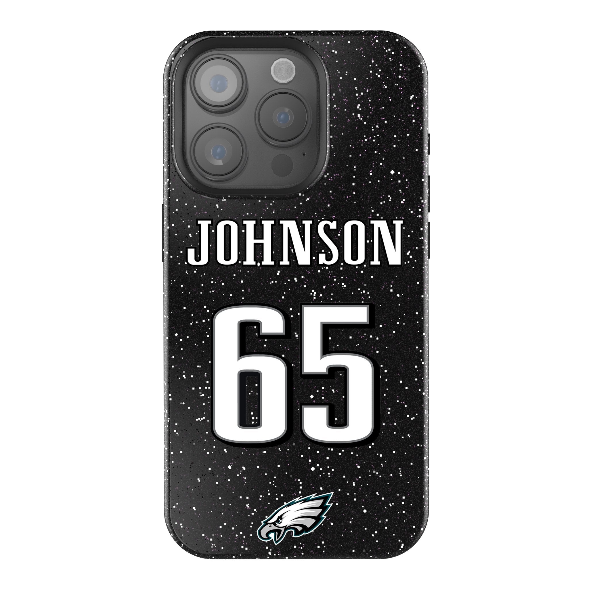 Lane Johnson Philadelphia Eagles 65 Ready Bling Phone Case - Sports Gifts, Sports Memorabilia, Sports Collectibles, Fan Shop