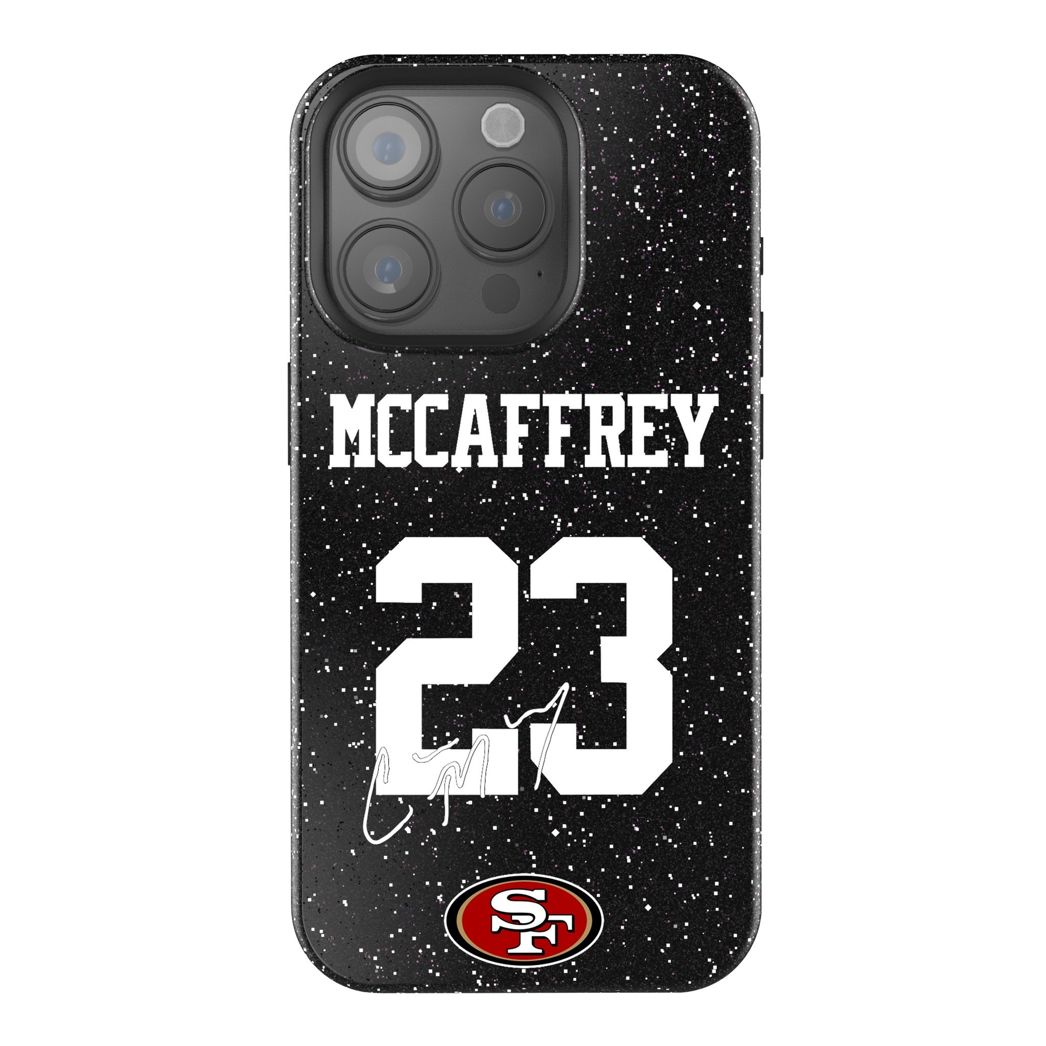 Christian McCaffrey San Francisco 49ers 23 Ready Bling Phone Case - Sports Gifts, Sports Memorabilia, Sports Collectibles, Fan Shop