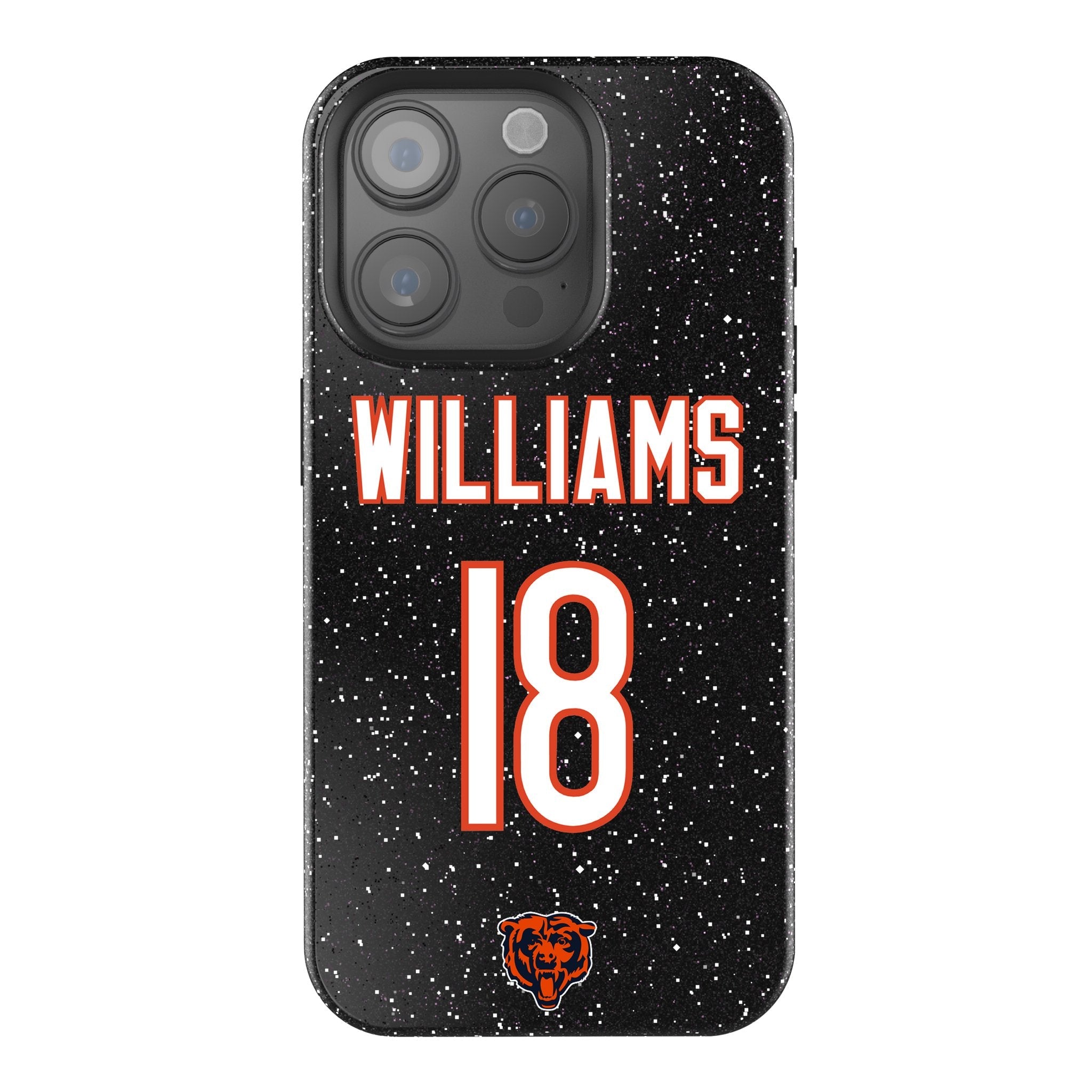 Caleb Williams Chicago Bears 18 Ready Bling Phone Case - Sports Gifts, Sports Memorabilia, Sports Collectibles, Fan Shop