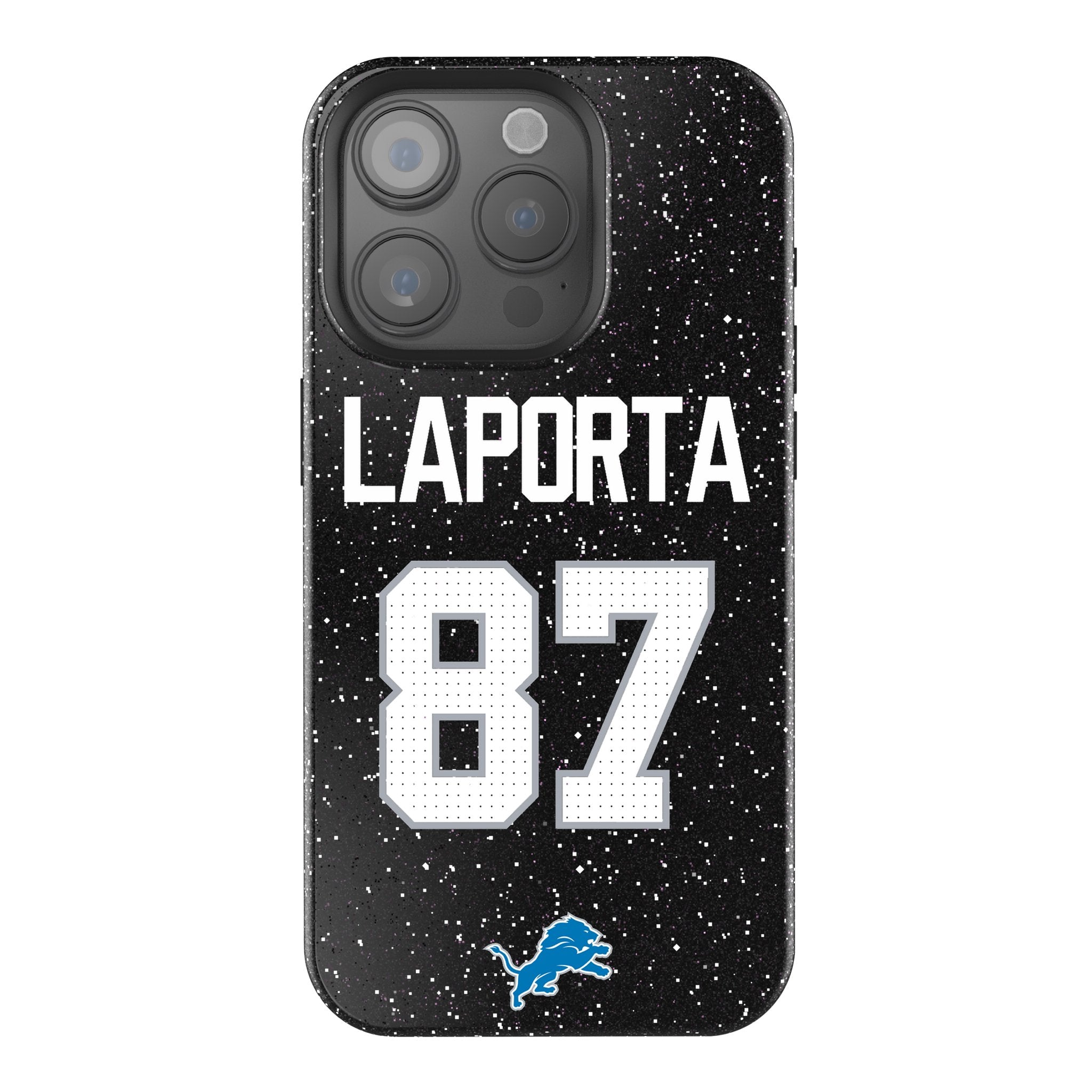 Sam LaPorta Detroit Lions 87 Ready Bling Phone Case - Sports Gifts, Sports Memorabilia, Sports Collectibles, Fan Shop