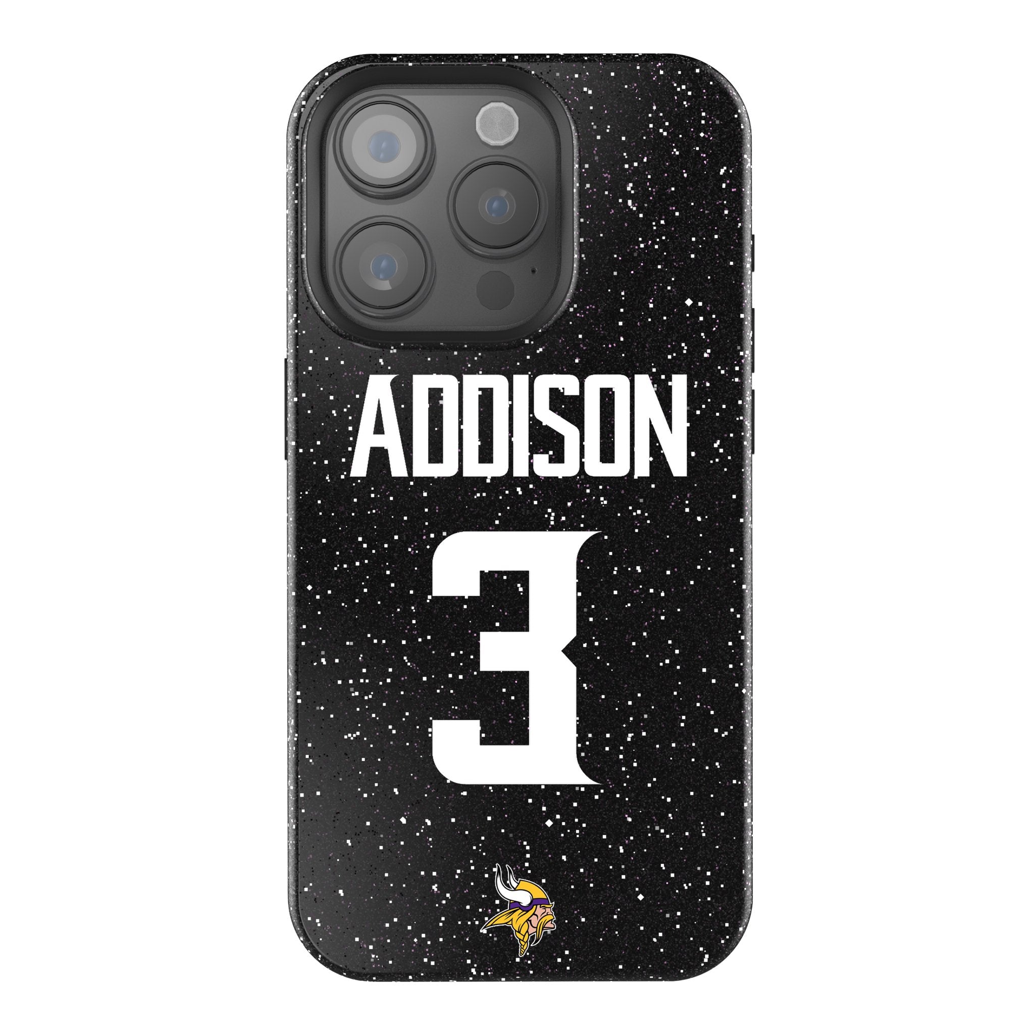 Jordan Addison Minnesota Vikings 3 Ready Bling Phone Case - Sports Gifts, Sports Memorabilia, Sports Collectibles, Fan Shop