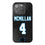 Tetairoa McMillan Carolina Panthers 4 Game Tactic Bling Phone Case for Apple iPhone - Sports Gifts, Sports Memorabilia, Sports Collectibles, Fan Shop