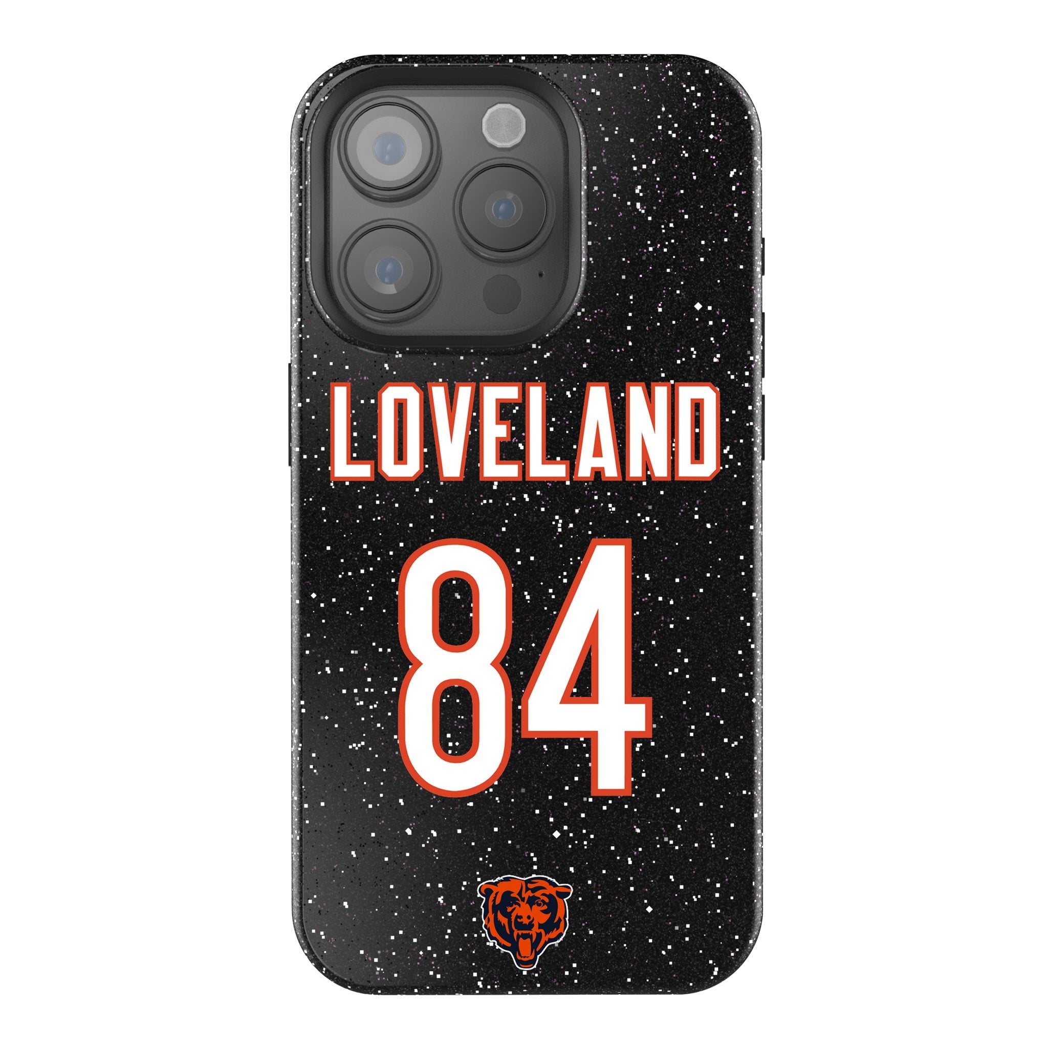 Colston Loveland Chicago Bears 84 Game Tactic Bling Phone Case for Apple iPhone - Sports Gifts, Sports Memorabilia, Sports Collectibles, Fan Shop