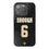 Tyler Shough New Orleans Saints 6 Game Tactic Bling Phone Case for Apple iPhone - Sports Gifts, Sports Memorabilia, Sports Collectibles, Fan Shop