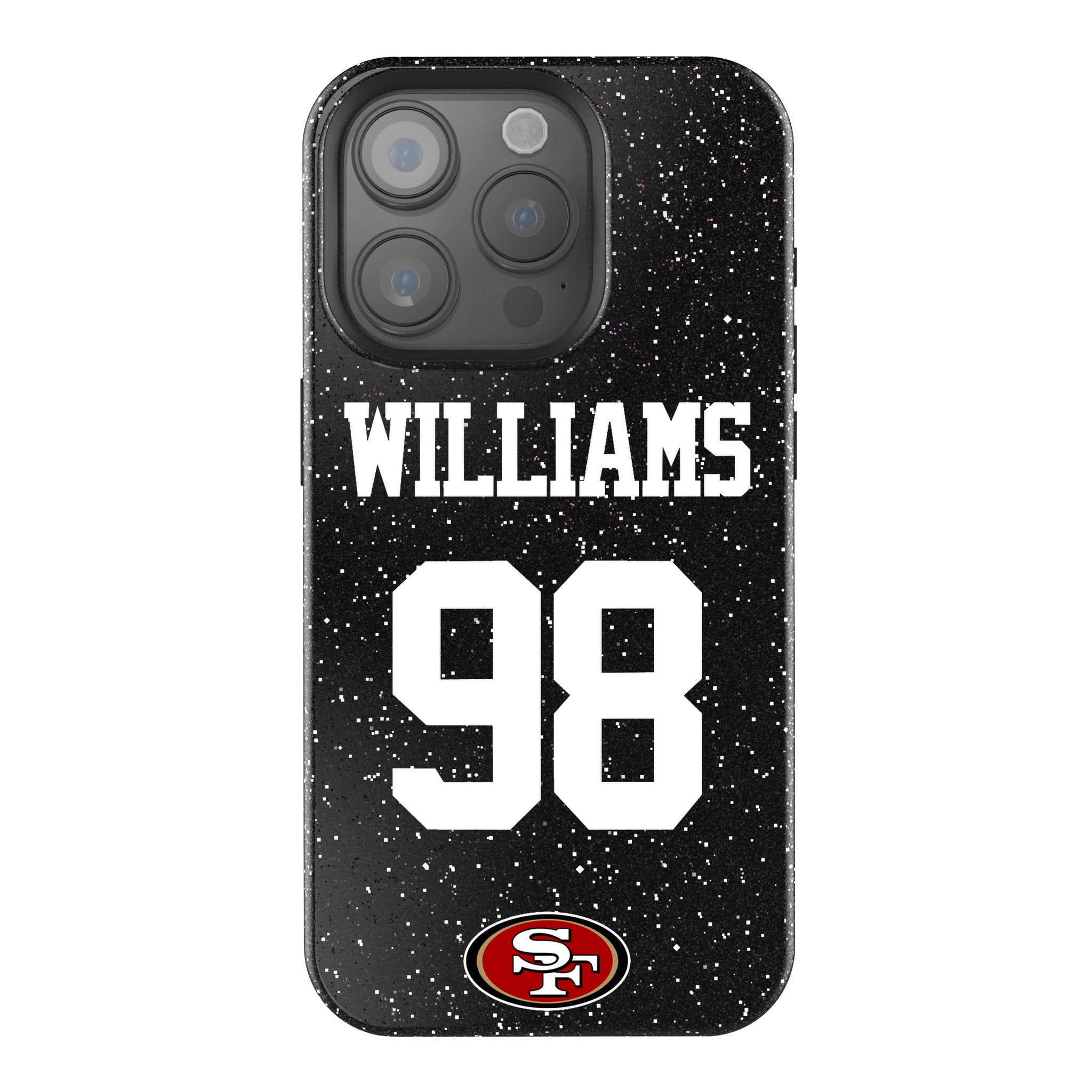 Mykel Williams San Francisco 49ers 98 Game Tactic Bling Phone Case for Apple iPhone - Sports Gifts, Sports Memorabilia, Sports Collectibles, Fan Shop