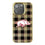 University of Arkansas Fayetteville Razorbacks Plaid Bling Phone Case - Sports Gifts, Sports Memorabilia, Sports Collectibles, Fan Shop