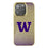 University of Washington Huskies Linen Bling Phone Case for Apple iPhone - Sports Gifts, Sports Memorabilia, Sports Collectibles, Fan Shop