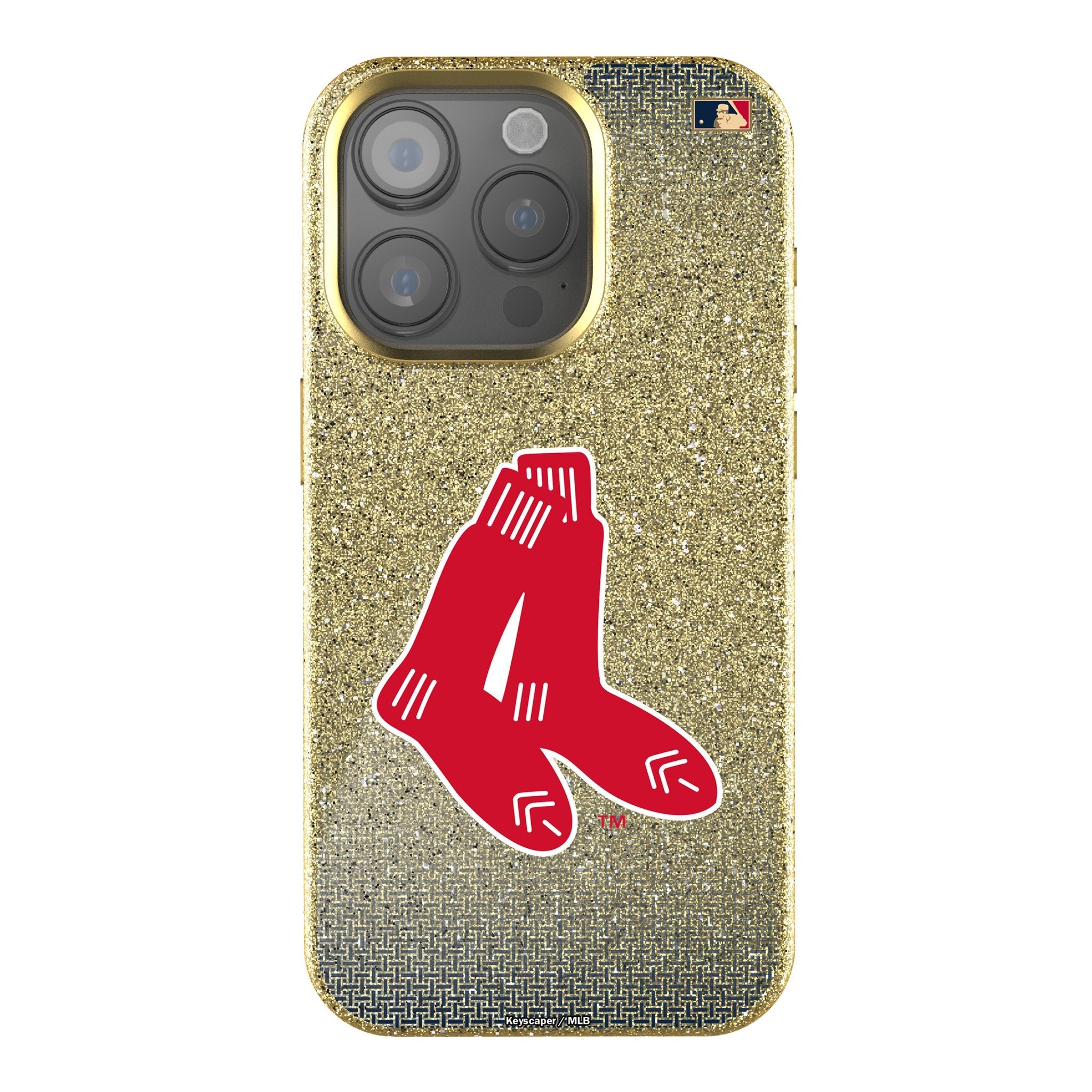Boston Red Sox 1924-1960 - Cooperstown Collection Linen Bling Phone Case for Apple iPhone - Sports Gifts, Sports Memorabilia, Sports Collectibles, Fan Shop