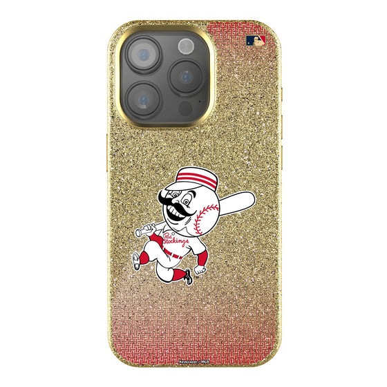 Cincinnati Reds 1953-1967 - Cooperstown Collection Linen Bling Phone Case for Apple iPhone - Sports Gifts, Sports Memorabilia, Sports Collectibles, Fan Shop