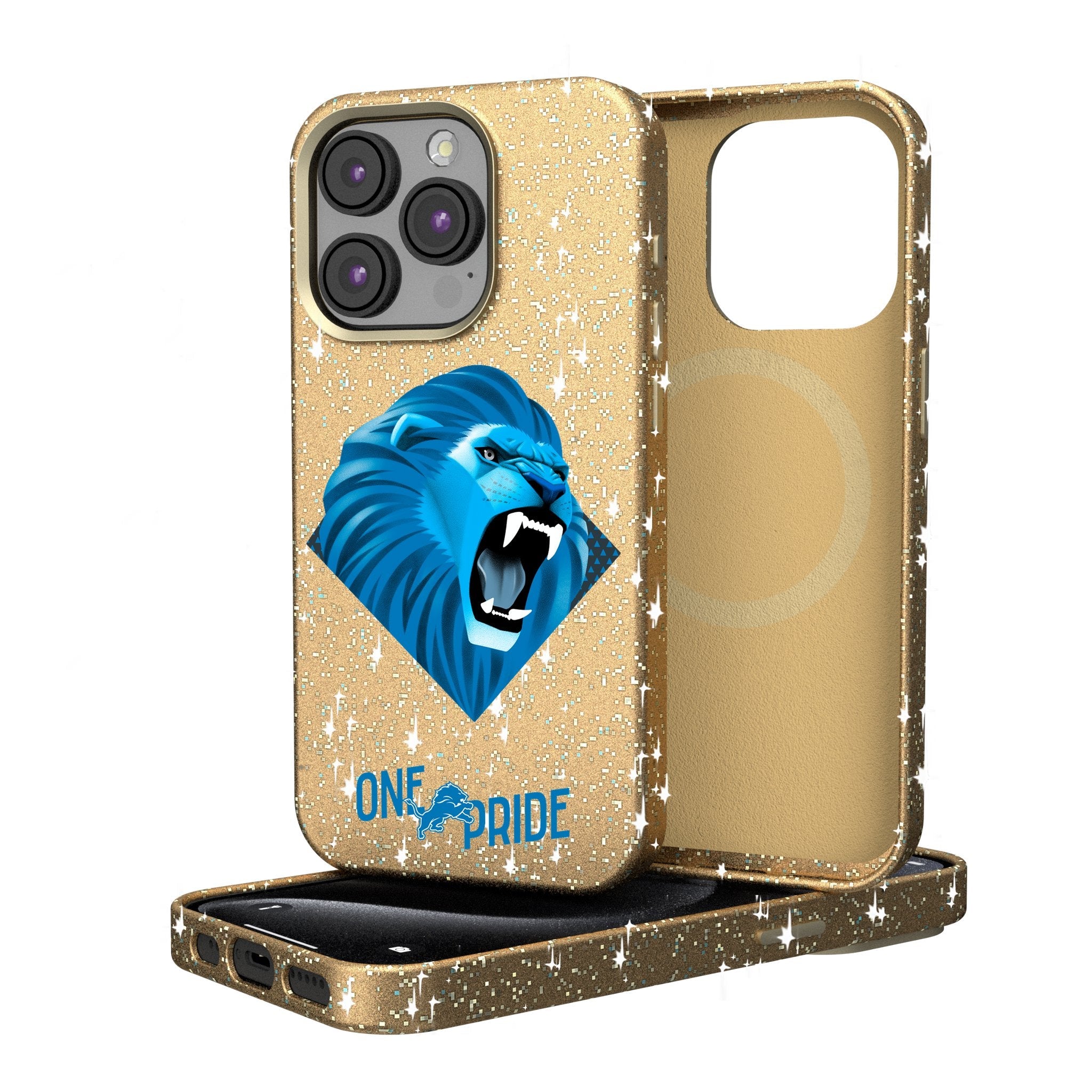 Detroit Lions 2024 Illustrated Limited Edition Bling Phone Case - Sports Gifts, Sports Memorabilia, Sports Collectibles, Fan Shop