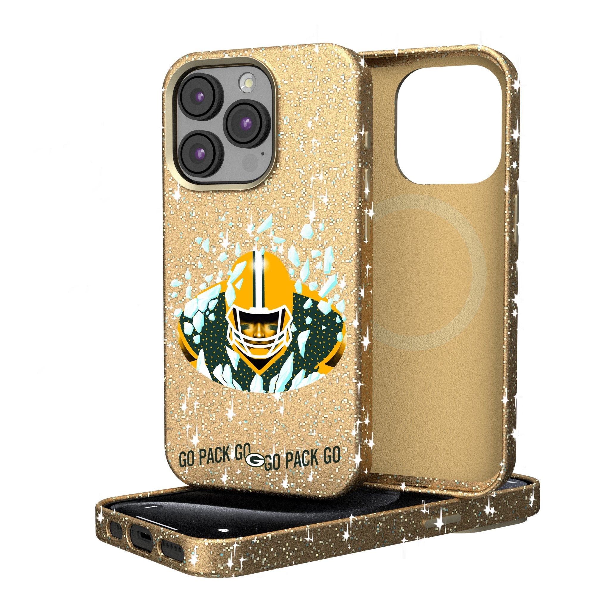 Green Bay Packers 2024 Illustrated Limited Edition Bling Phone Case - Sports Gifts, Sports Memorabilia, Sports Collectibles, Fan Shop
