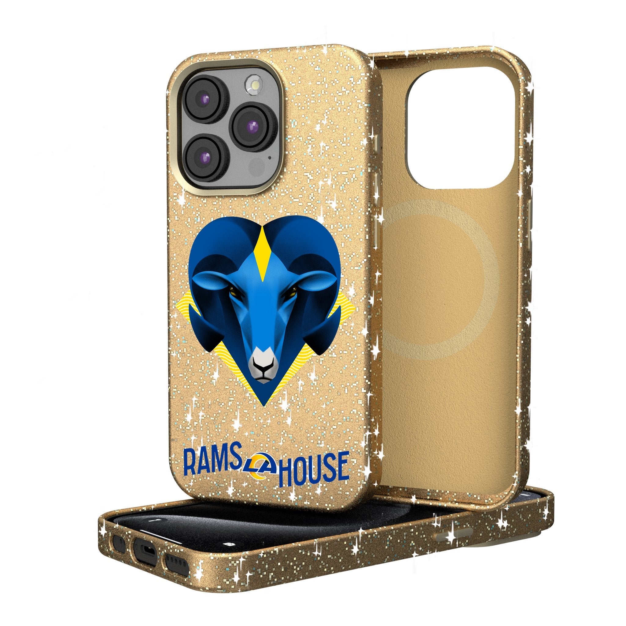 Los Angeles Rams 2024 Illustrated Limited Edition Bling Phone Case - Sports Gifts, Sports Memorabilia, Sports Collectibles, Fan Shop