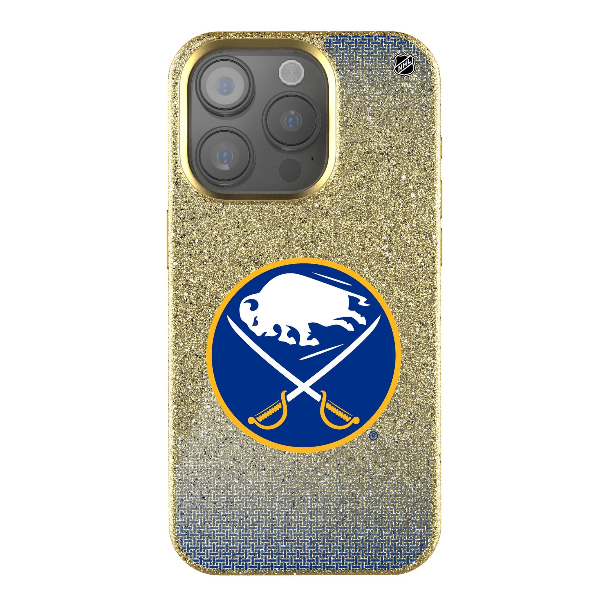 Buffalo Sabres Linen Bling Phone Case for Apple iPhone - Sports Gifts, Sports Memorabilia, Sports Collectibles, Fan Shop