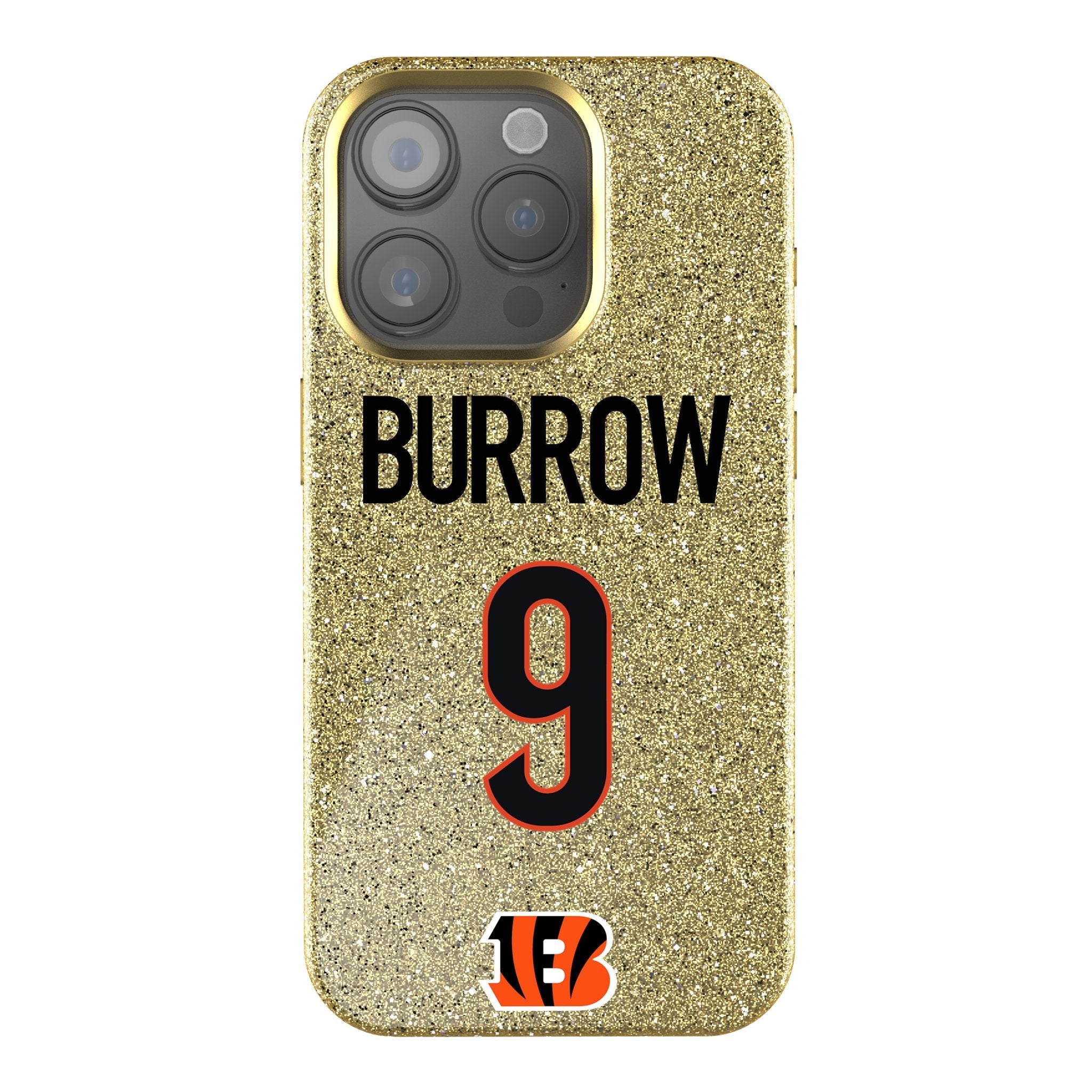 Joe Burrow Cincinnati Bengals 9 Ready Bling Phone Case - Sports Gifts, Sports Memorabilia, Sports Collectibles, Fan Shop