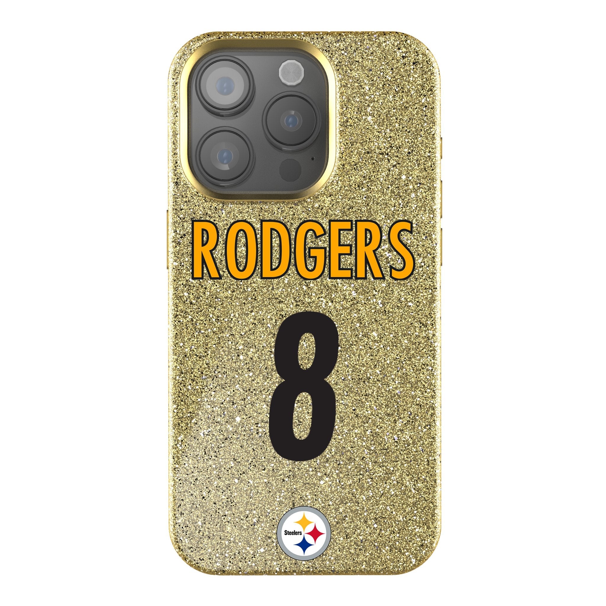 Aaron Rodgers Pittsburgh Steelers 8 Game Tactic Bling Phone Case for Apple iPhone - Sports Gifts, Sports Memorabilia, Sports Collectibles, Fan Shop