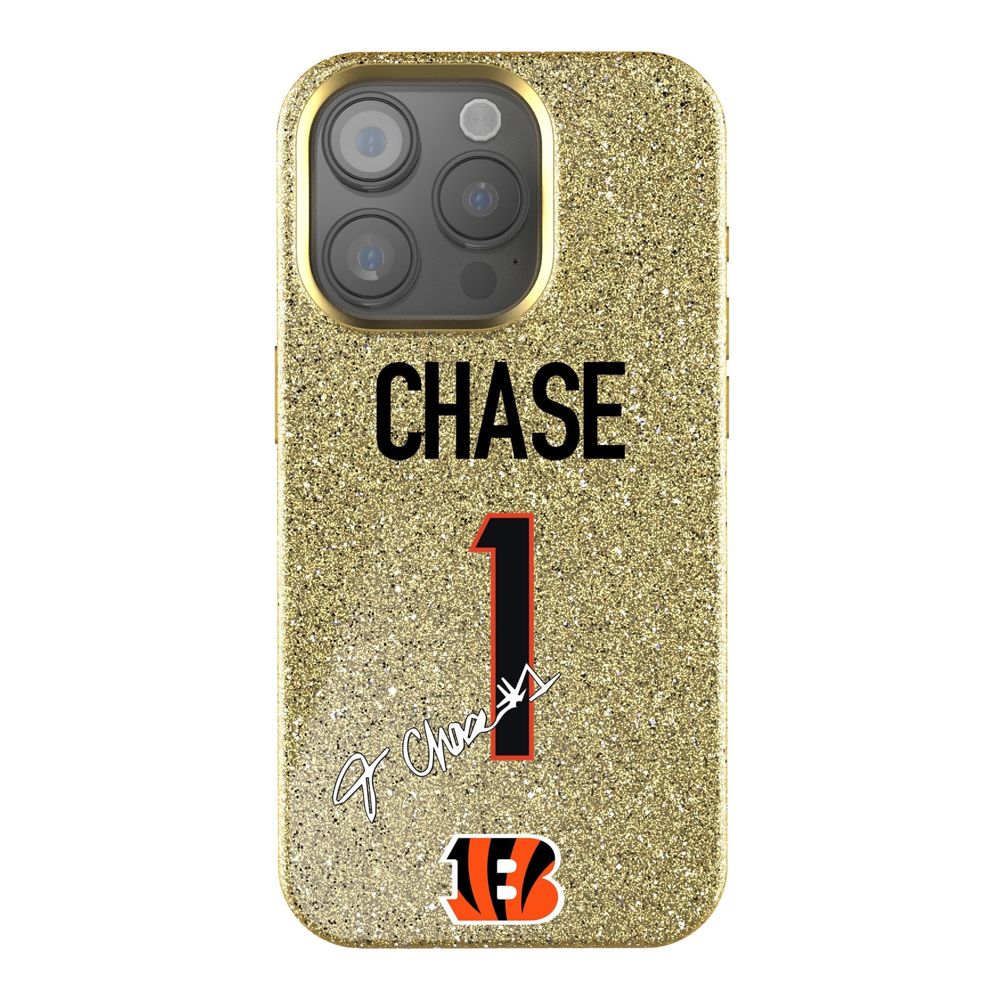 Ja'Marr Chase Cincinnati Bengals 1 Ready Bling Phone Case - Sports Gifts, Sports Memorabilia, Sports Collectibles, Fan Shop