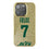 Justin Fields New York Jets 7 Game Tactic Bling Phone Case for Apple iPhone - Sports Gifts, Sports Memorabilia, Sports Collectibles, Fan Shop