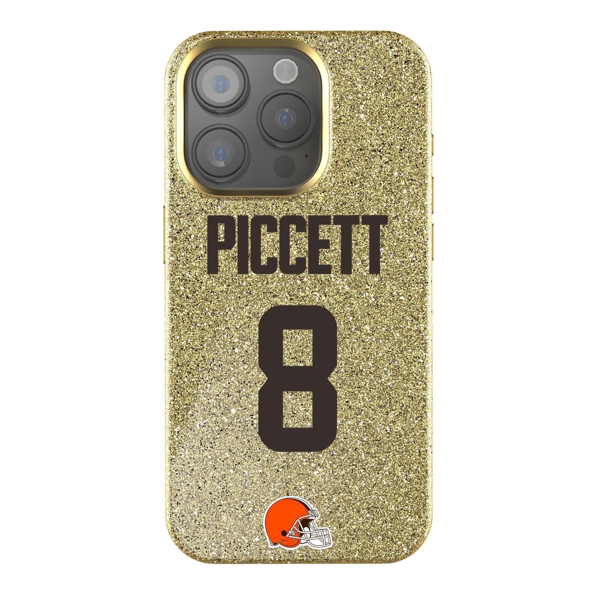 Kenny Pickett Cleveland Browns 8 Game Tactic Bling Phone Case for Apple iPhone - Sports Gifts, Sports Memorabilia, Sports Collectibles, Fan Shop