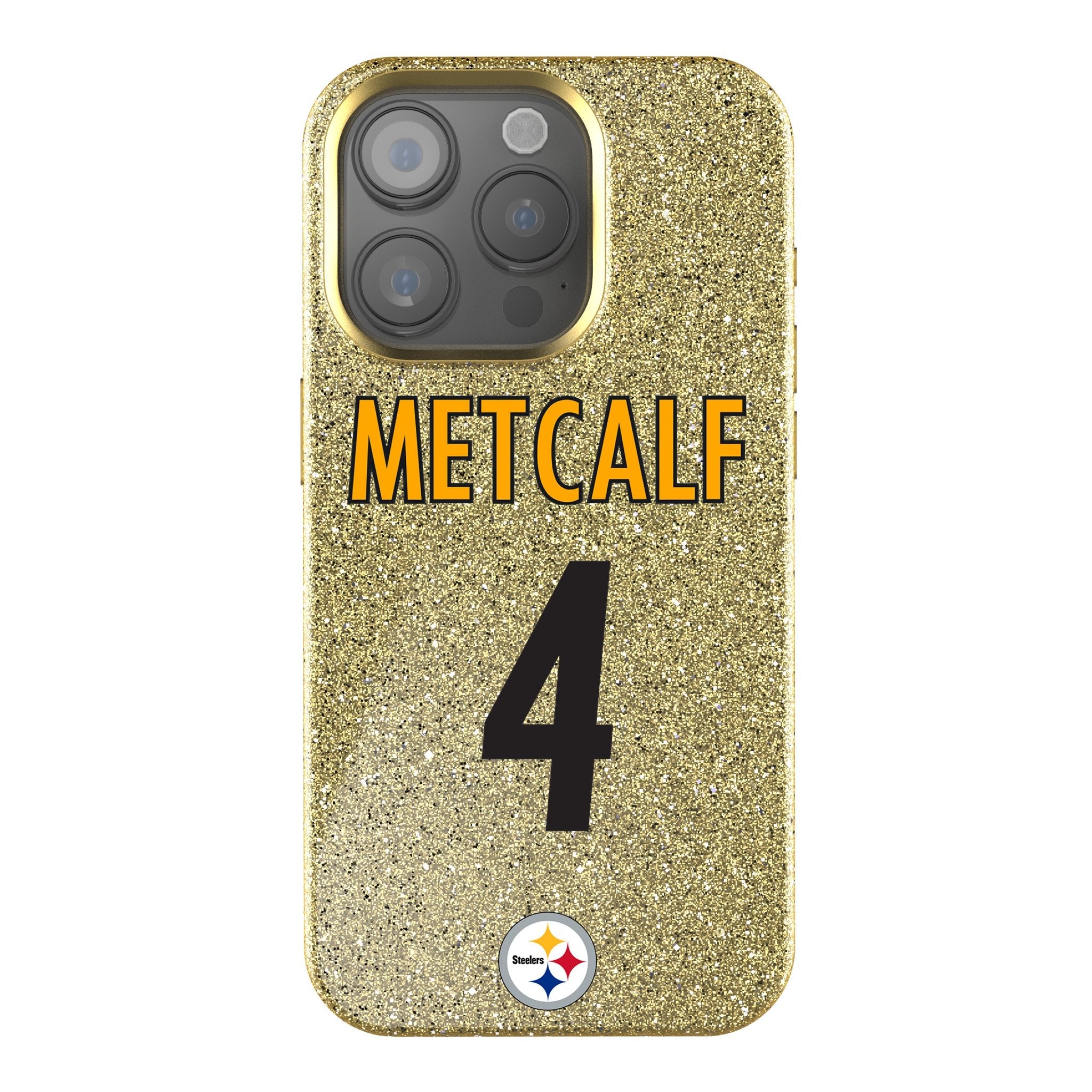 DK Metcalf Pittsburgh Steelers 4 Game Tactic Bling Phone Case for Apple iPhone - Sports Gifts, Sports Memorabilia, Sports Collectibles, Fan Shop