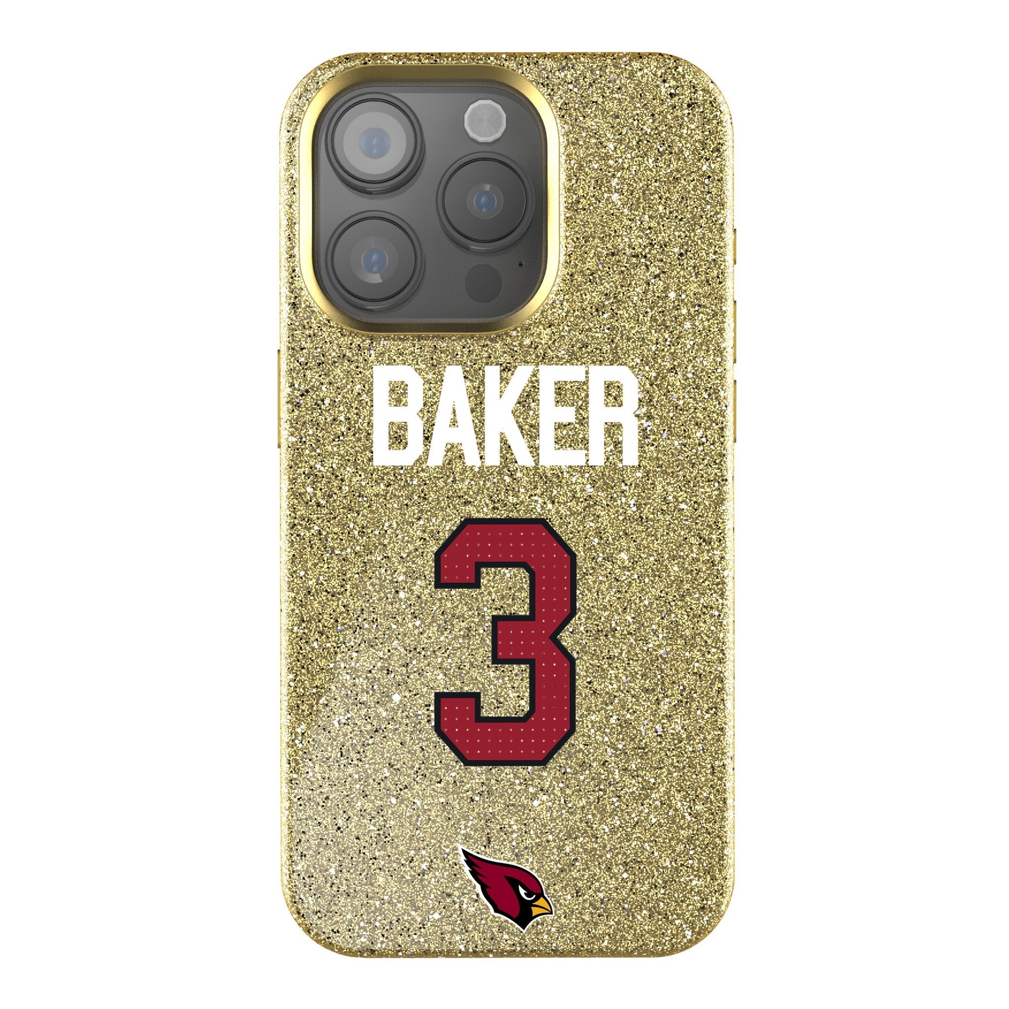 Budda Baker Arizona Cardinals 3 Ready Bling Phone Case - Sports Gifts, Sports Memorabilia, Sports Collectibles, Fan Shop