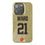 Denzel Ward Cleveland Browns 21 Ready Bling Phone Case - Sports Gifts, Sports Memorabilia, Sports Collectibles, Fan Shop