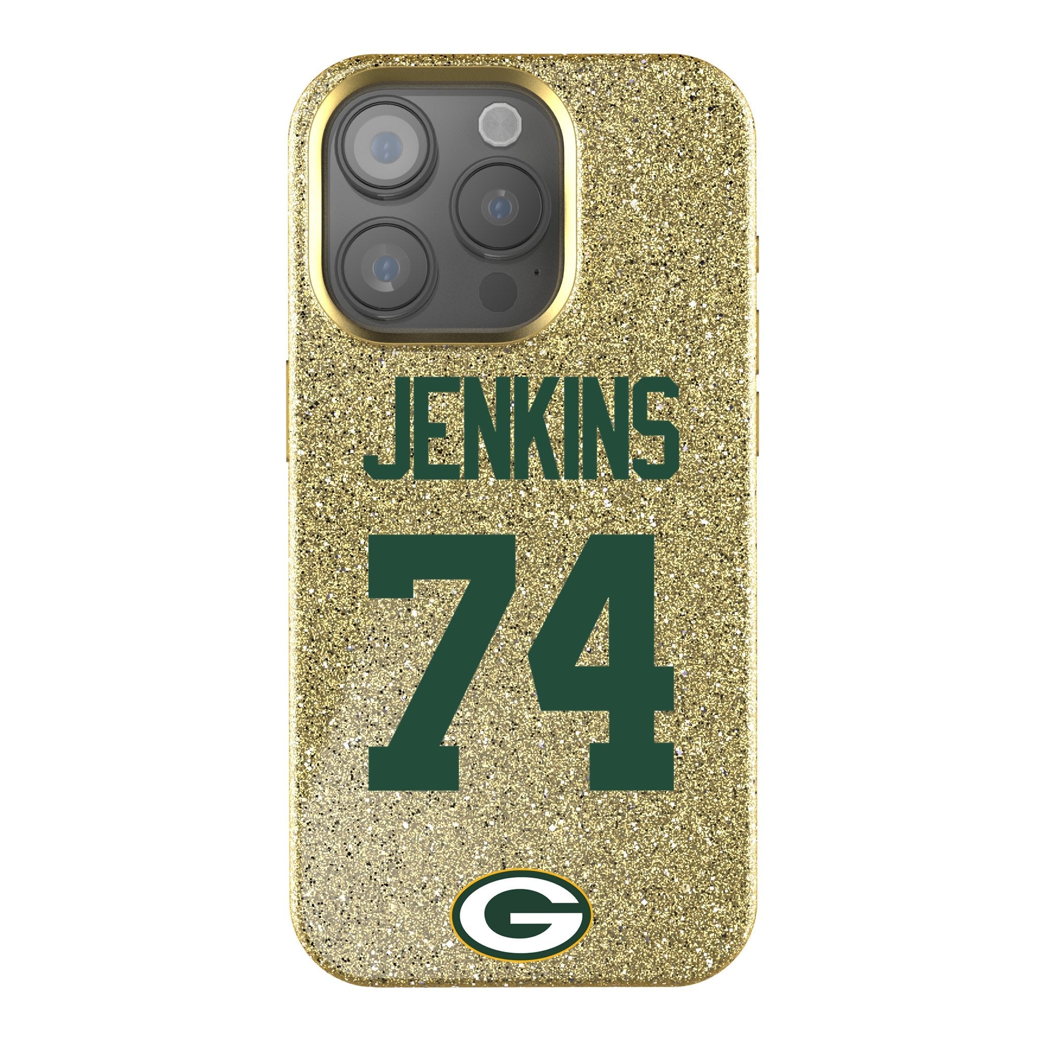 Elgton Jenkins Green Bay Packers 74 Ready Bling Phone Case - Sports Gifts, Sports Memorabilia, Sports Collectibles, Fan Shop