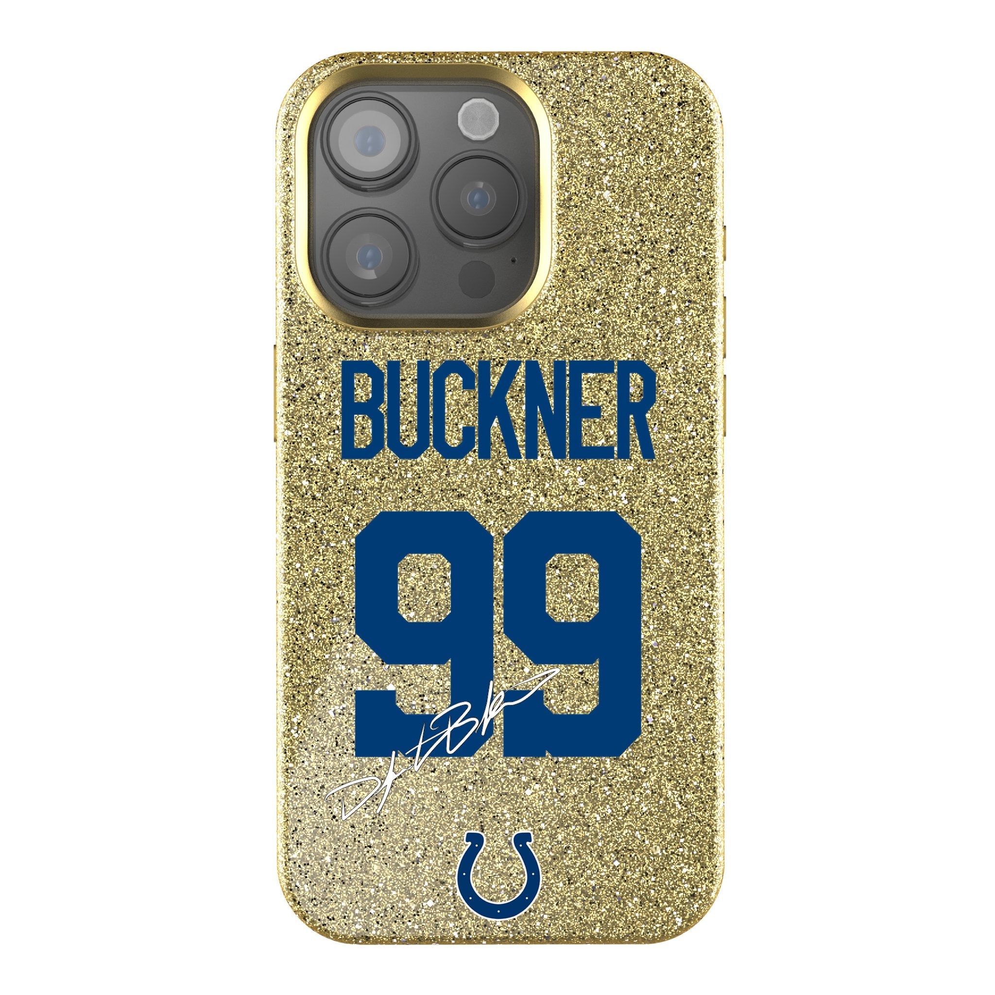 DeForest Buckner Indianapolis Colts 99 Ready Bling Phone Case - Sports Gifts, Sports Memorabilia, Sports Collectibles, Fan Shop