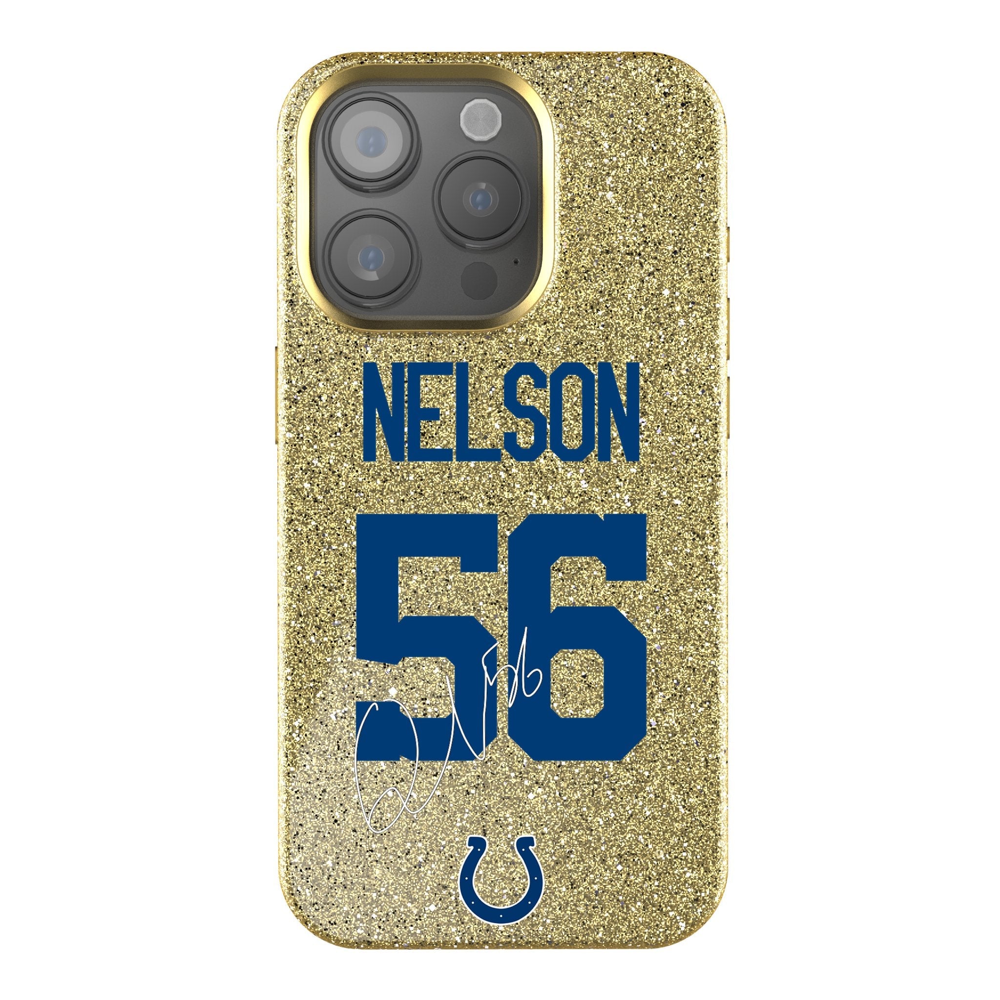 Quenton Nelson Indianapolis Colts 56 Ready Bling Phone Case - Sports Gifts, Sports Memorabilia, Sports Collectibles, Fan Shop