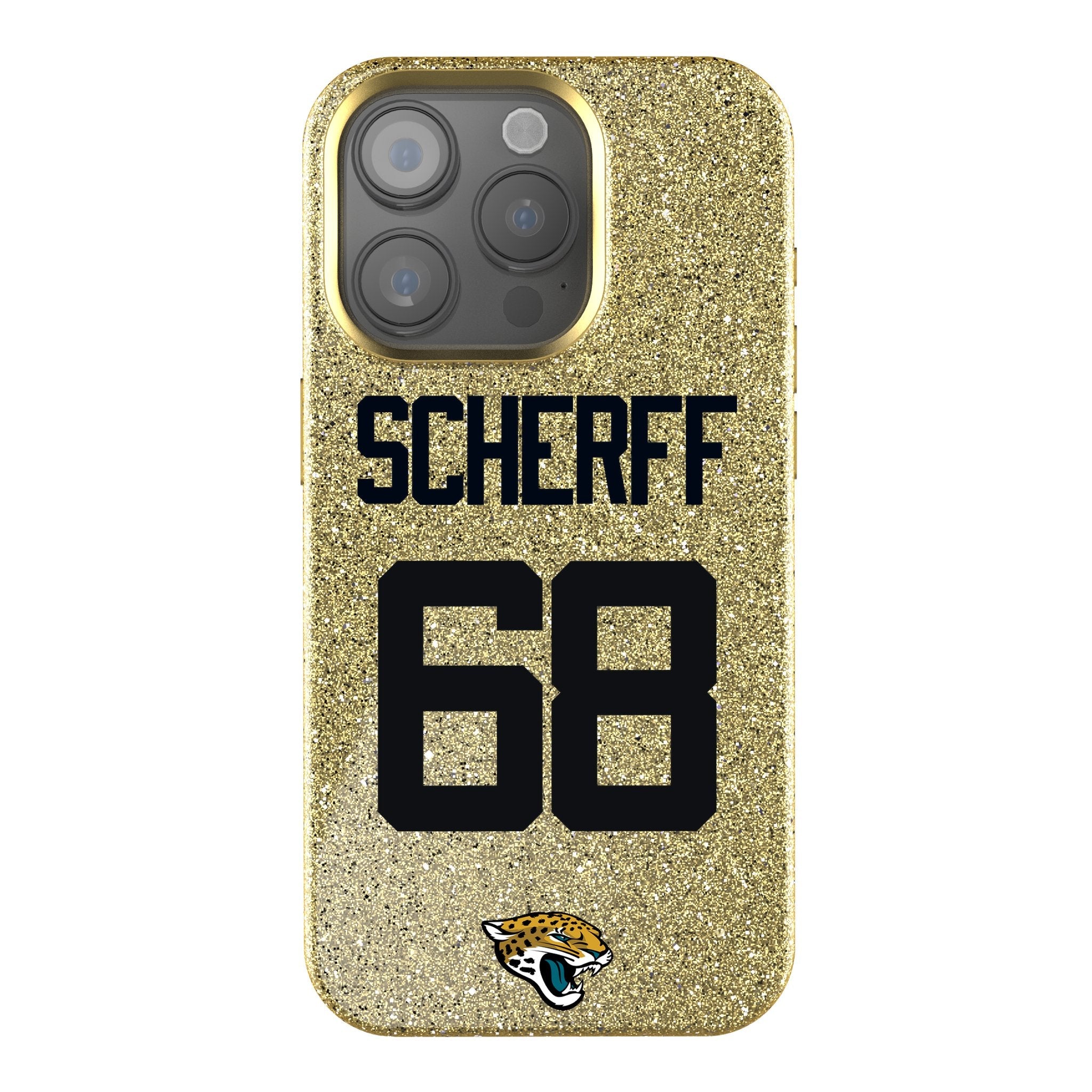 Brandon Scherff Jacksonville Jaguars 68 Ready Bling Phone Case - Sports Gifts, Sports Memorabilia, Sports Collectibles, Fan Shop