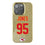 Chris Jones Kansas City Chiefs 95 Ready Bling Phone Case - Sports Gifts, Sports Memorabilia, Sports Collectibles, Fan Shop