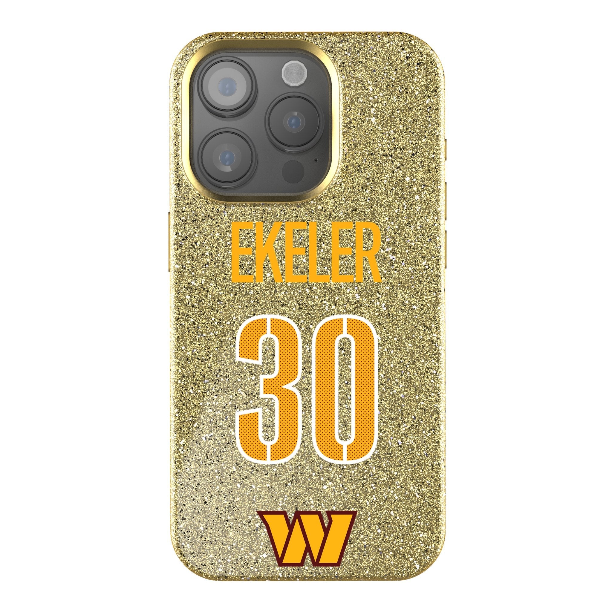 Austin Ekeler Washington Commanders 30 Ready Bling Phone Case - Sports Gifts, Sports Memorabilia, Sports Collectibles, Fan Shop