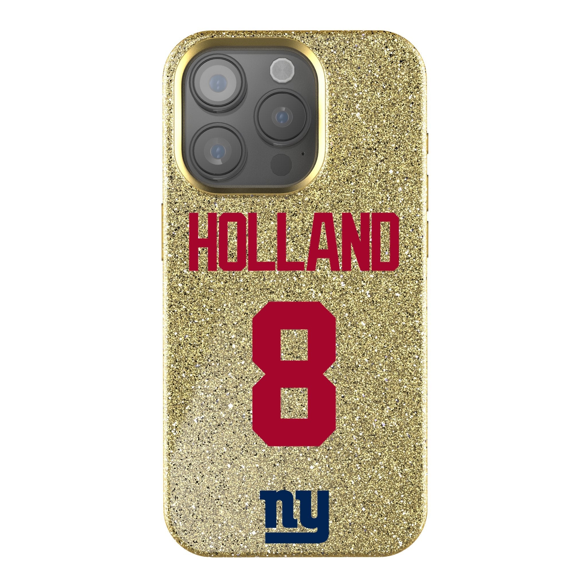 Jevon Holland New York Giants 8 Game Tactic Bling Phone Case for Apple iPhone - Sports Gifts, Sports Memorabilia, Sports Collectibles, Fan Shop