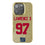 Dexter Lawrence II New York Giants 97 Ready Bling Phone Case - Sports Gifts, Sports Memorabilia, Sports Collectibles, Fan Shop