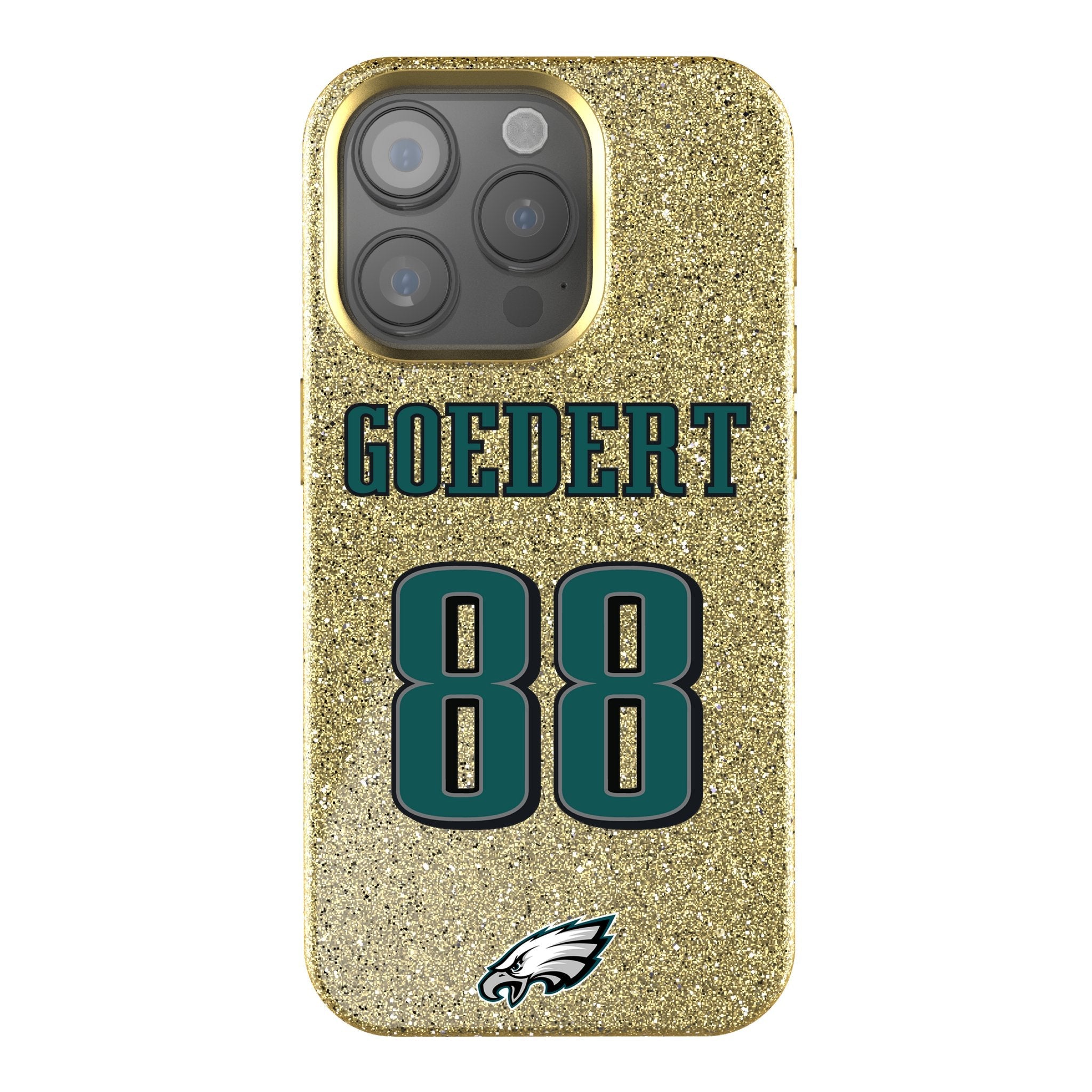 Dallas Goedert Philadelphia Eagles 88 Ready Bling Phone Case - Sports Gifts, Sports Memorabilia, Sports Collectibles, Fan Shop