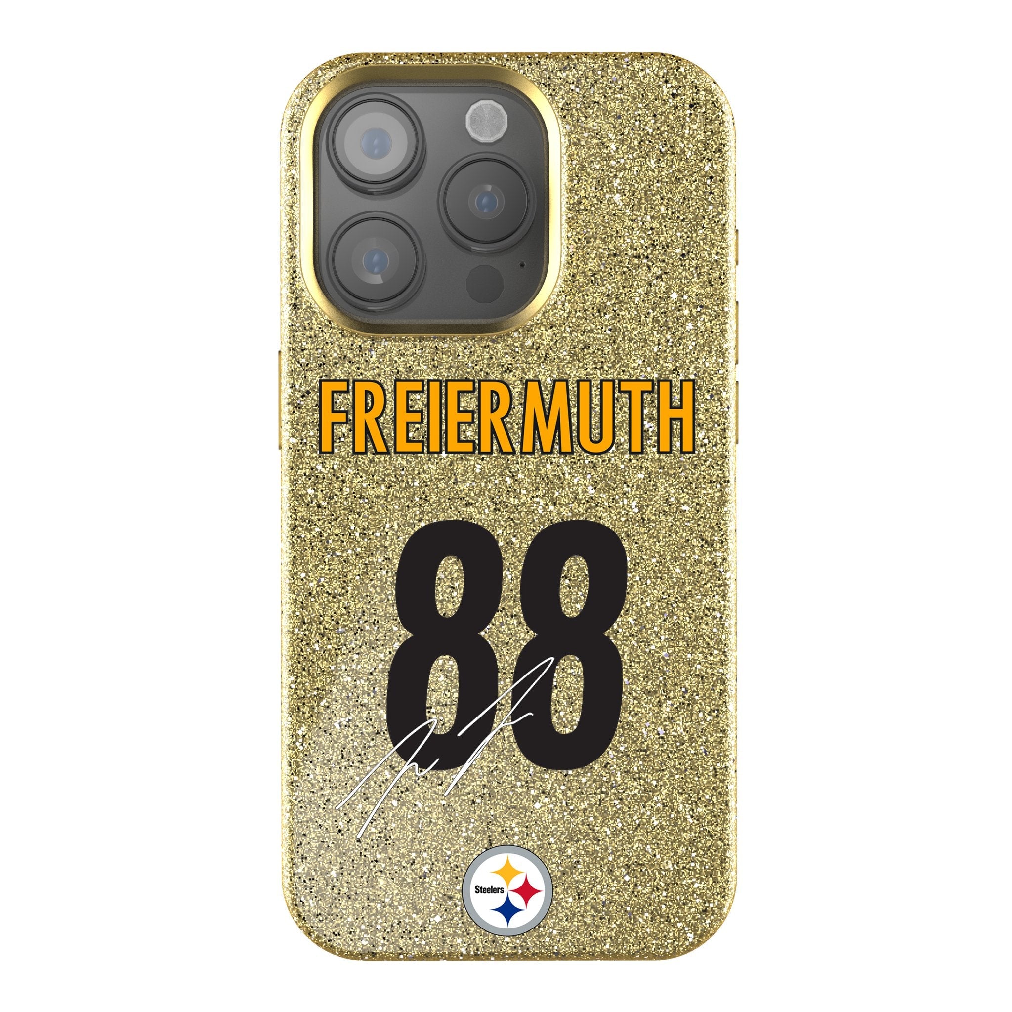 Pat Freiermuth Pittsburgh Steelers 88 Ready Bling Phone Case - Sports Gifts, Sports Memorabilia, Sports Collectibles, Fan Shop