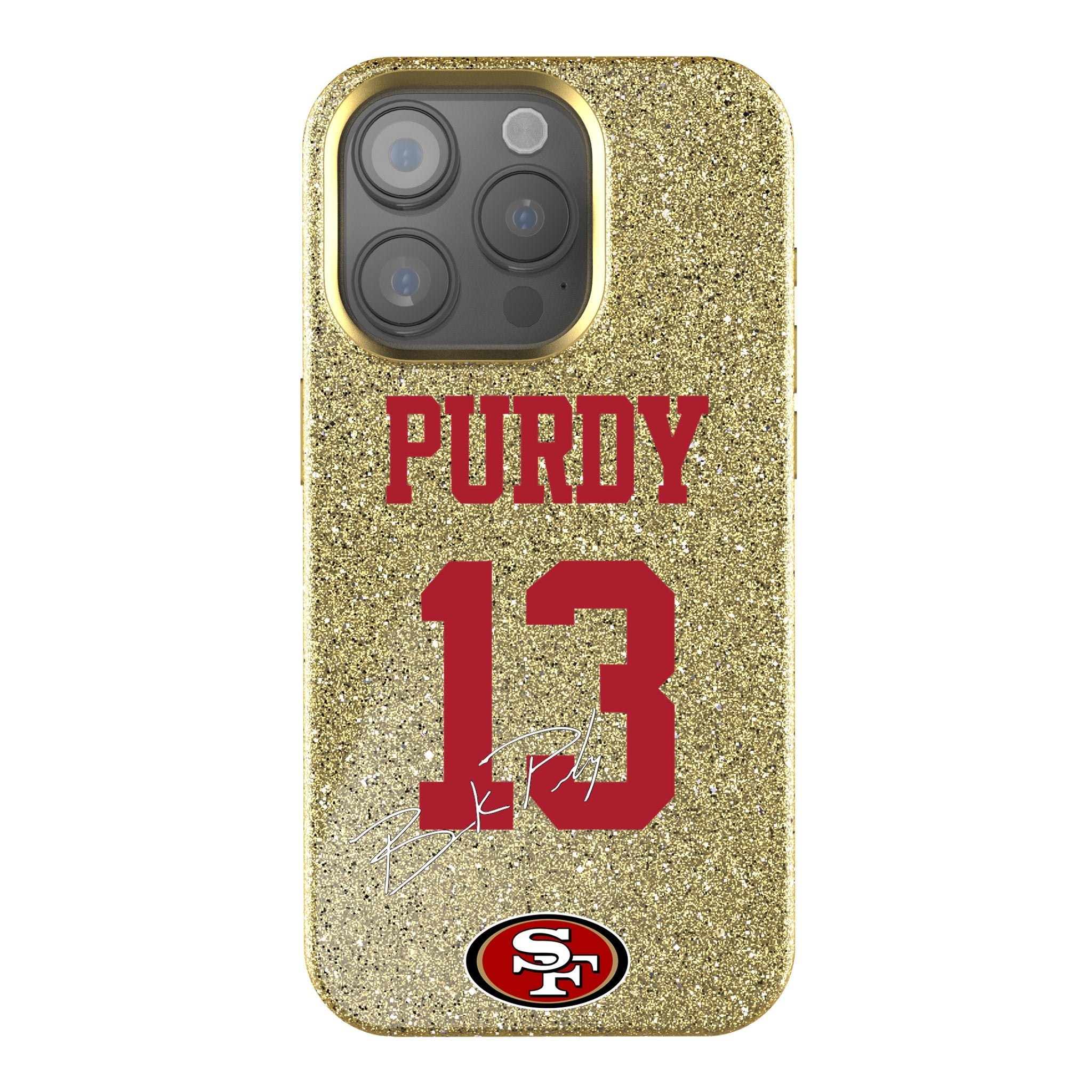 Brock Purdy San Francisco 49ers 13 Ready Bling Phone Case - Sports Gifts, Sports Memorabilia, Sports Collectibles, Fan Shop