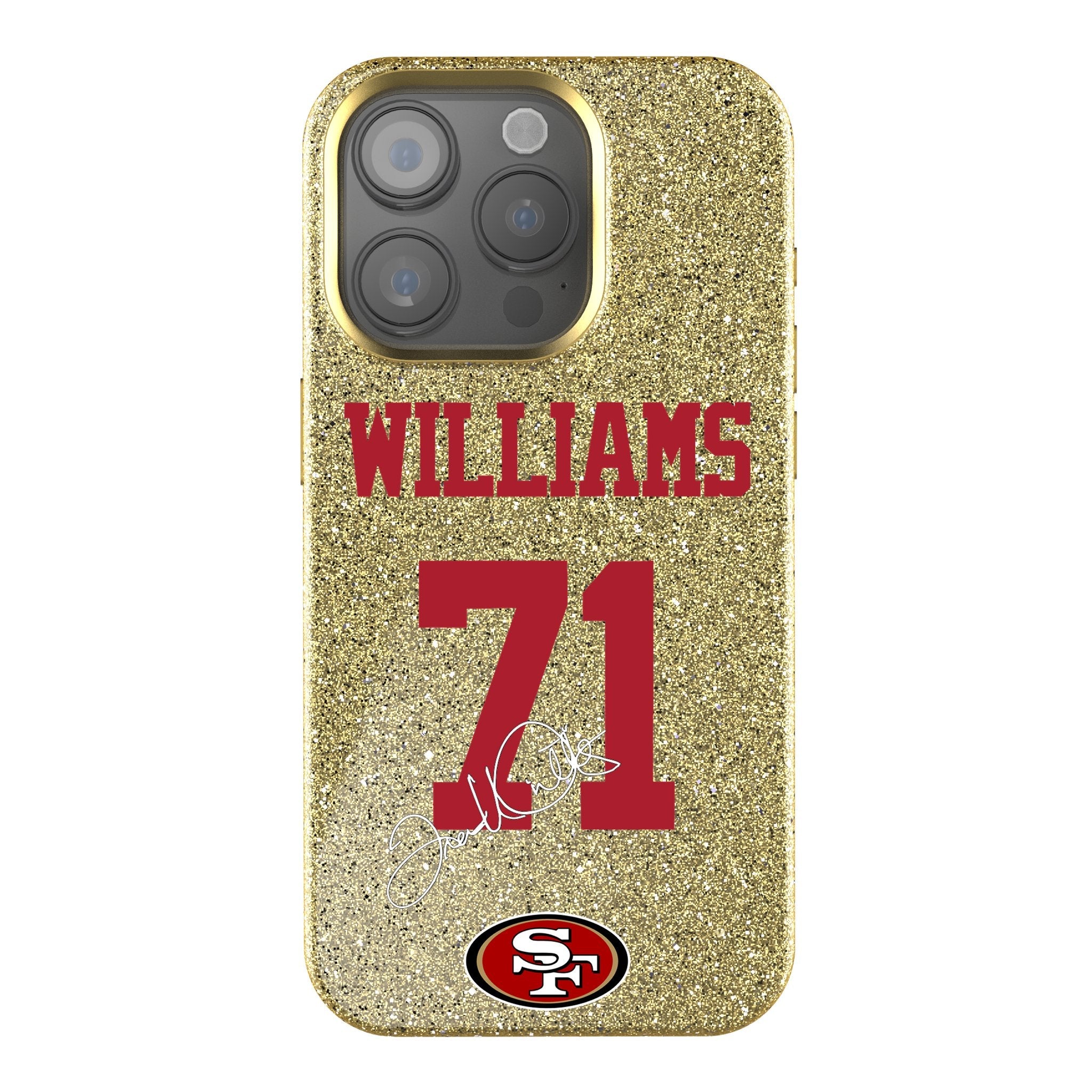 Trent Williams San Francisco 49ers 71 Ready Bling Phone Case - Sports Gifts, Sports Memorabilia, Sports Collectibles, Fan Shop