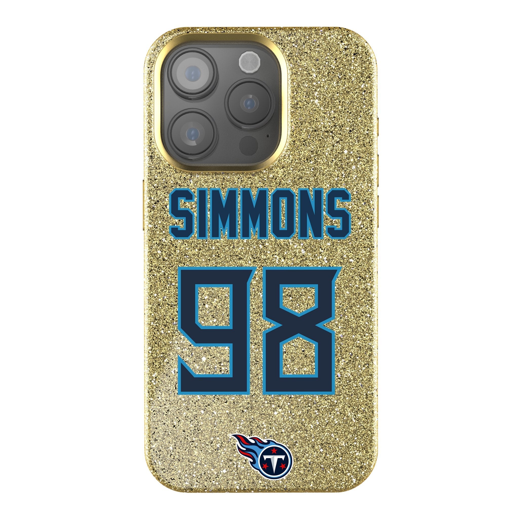Jeffery Simmons Tennessee Titans 98 Ready Bling Phone Case - Sports Gifts, Sports Memorabilia, Sports Collectibles, Fan Shop