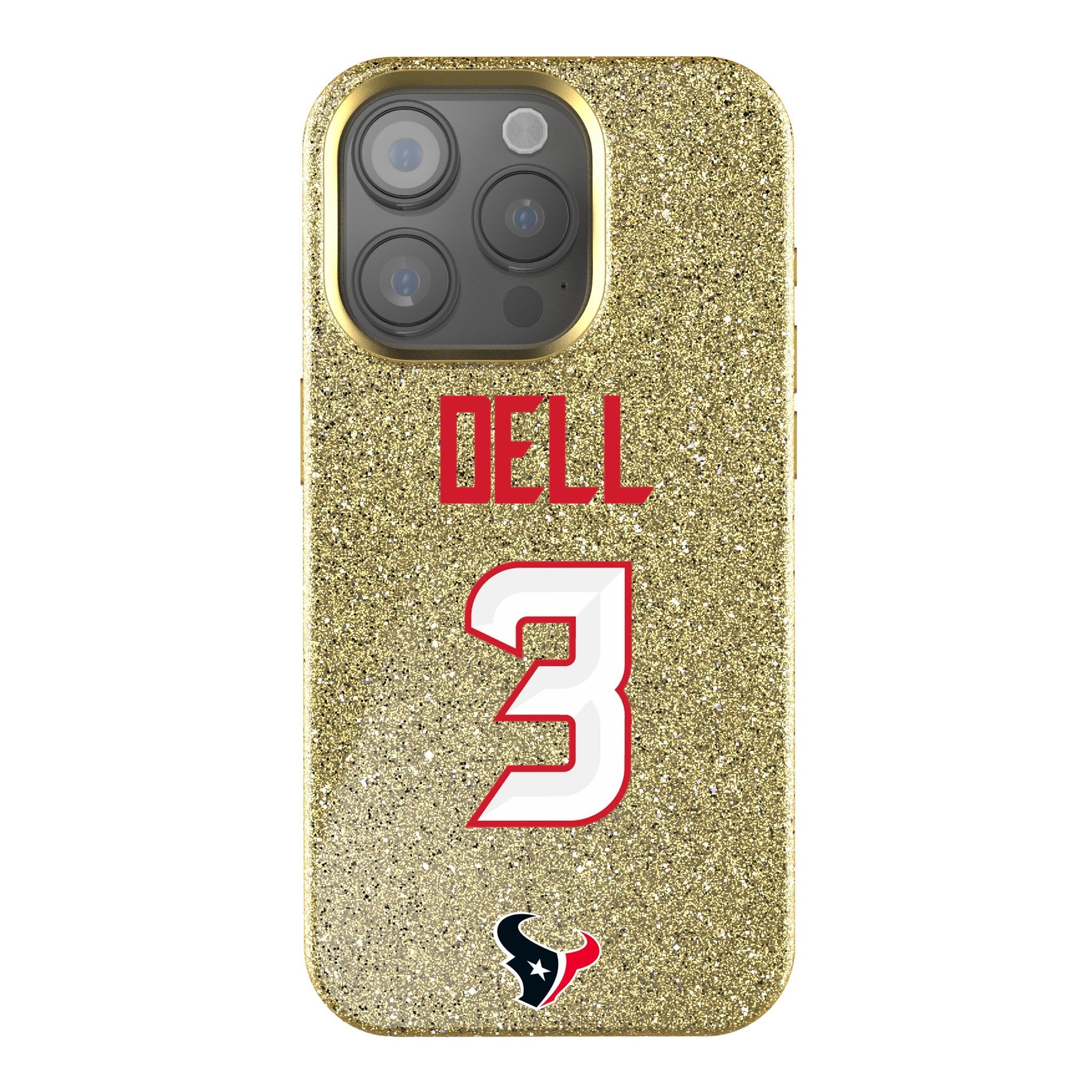 Tank Dell Houston Texans 3 Ready Bling Phone Case - Sports Gifts, Sports Memorabilia, Sports Collectibles, Fan Shop