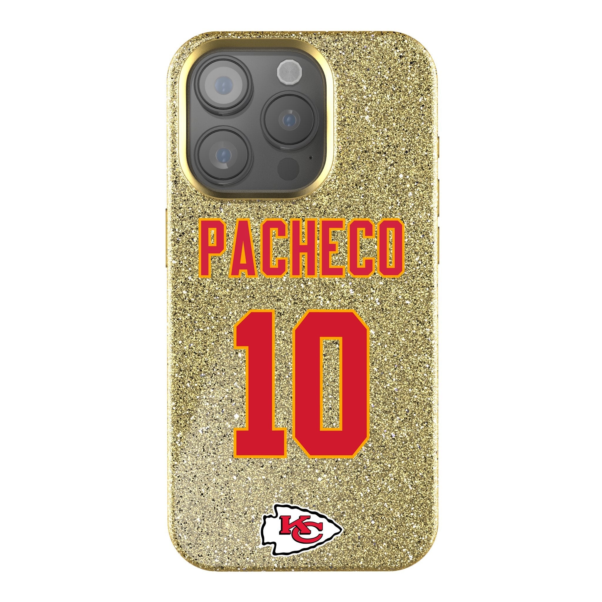 Isiah Pacheco Kansas City Chiefs 10 Ready Bling Phone Case - Sports Gifts, Sports Memorabilia, Sports Collectibles, Fan Shop