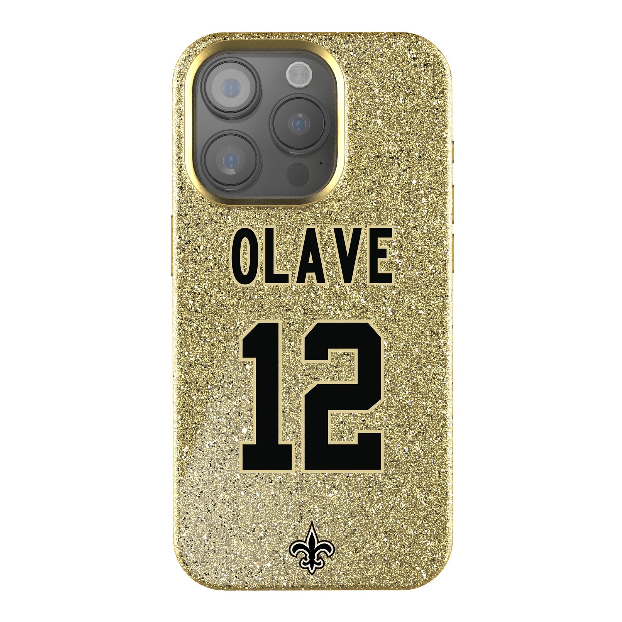 Chris Olave New Orleans Saints 12 Ready Bling Phone Case - Sports Gifts, Sports Memorabilia, Sports Collectibles, Fan Shop