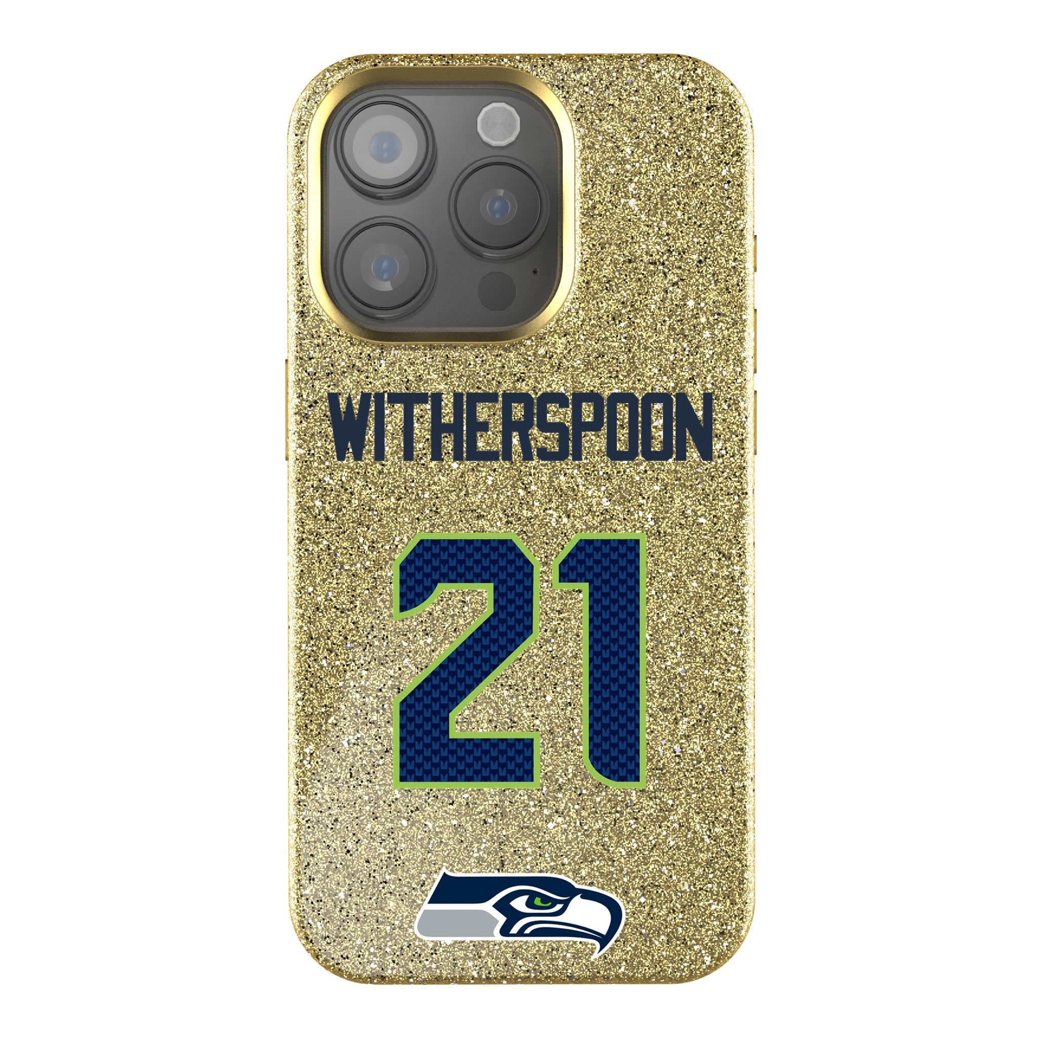 Devon Witherspoon Seattle Seahawks 21 Ready Bling Phone Case - Sports Gifts, Sports Memorabilia, Sports Collectibles, Fan Shop