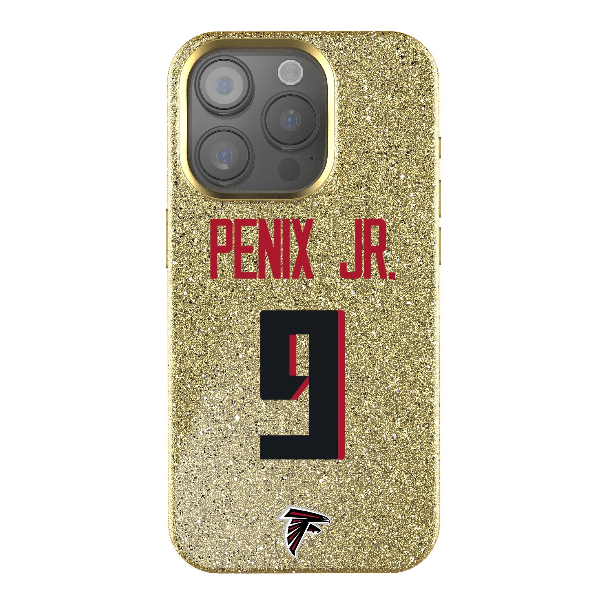 Michael Penix Jr. Atlanta Falcons 9 Game Tactic Bling Phone Case for Apple iPhone - Sports Gifts, Sports Memorabilia, Sports Collectibles, Fan Shop