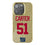 Abdul Carter New York Giants 51 Game Tactic Bling Phone Case for Apple iPhone - Sports Gifts, Sports Memorabilia, Sports Collectibles, Fan Shop