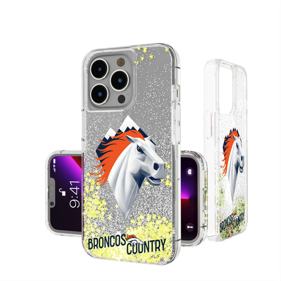 Denver Broncos 2024 Illustrated Limited Edition Glitter Phone Case-0