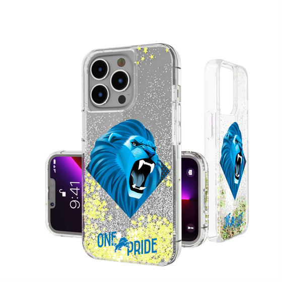 Detroit Lions 2024 Illustrated Limited Edition Glitter Phone Case-0