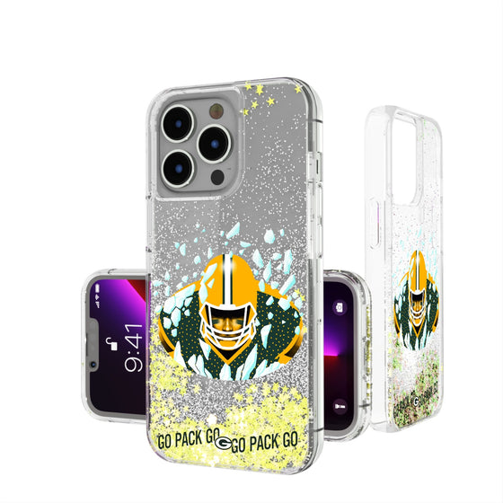 Green Bay Packers 2024 Illustrated Limited Edition Glitter Phone Case-0